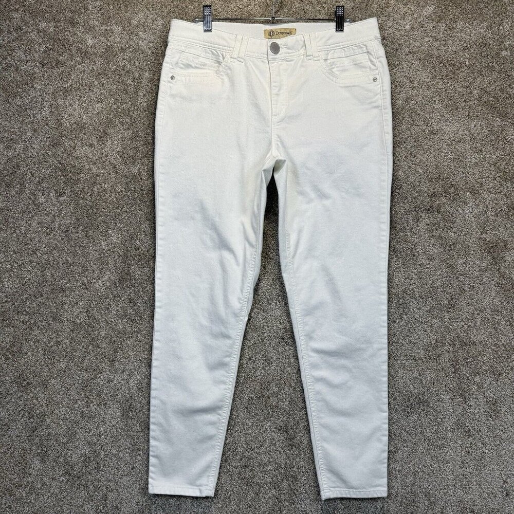 Democracy White Skinny Jeans with Stretch Denim